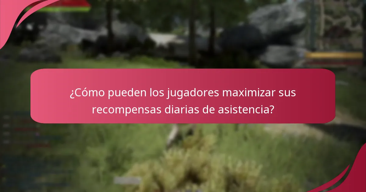 ¿Qué eventos especiales influyen en las recompensas diarias de asistencia?