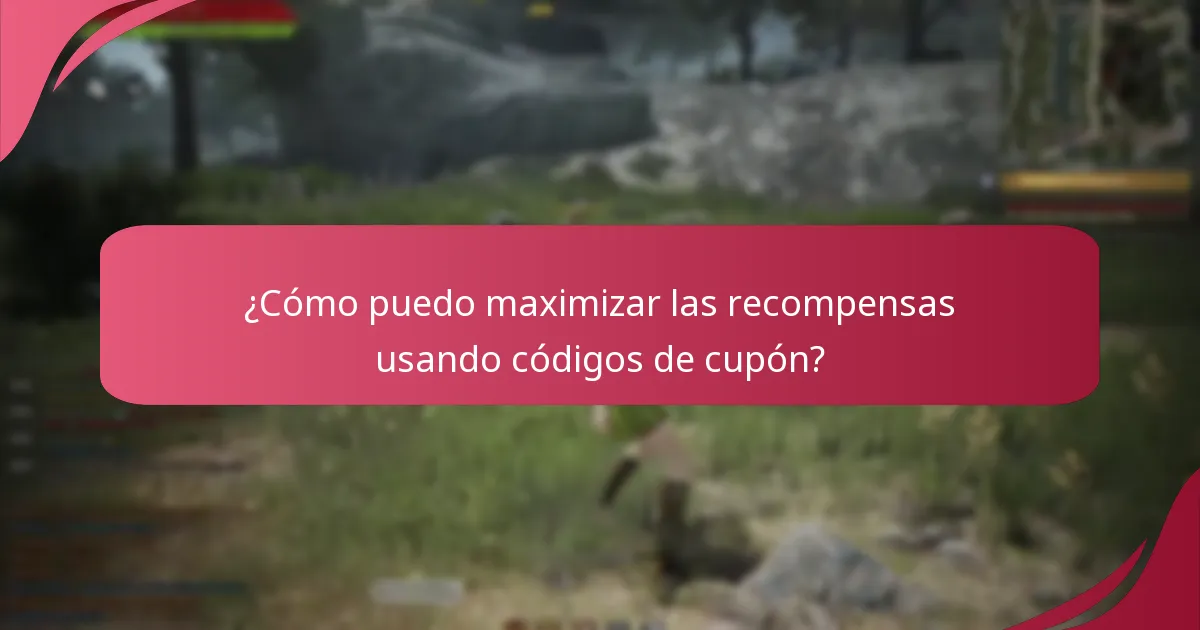 ¿Cómo puedo maximizar las recompensas usando códigos de cupón?