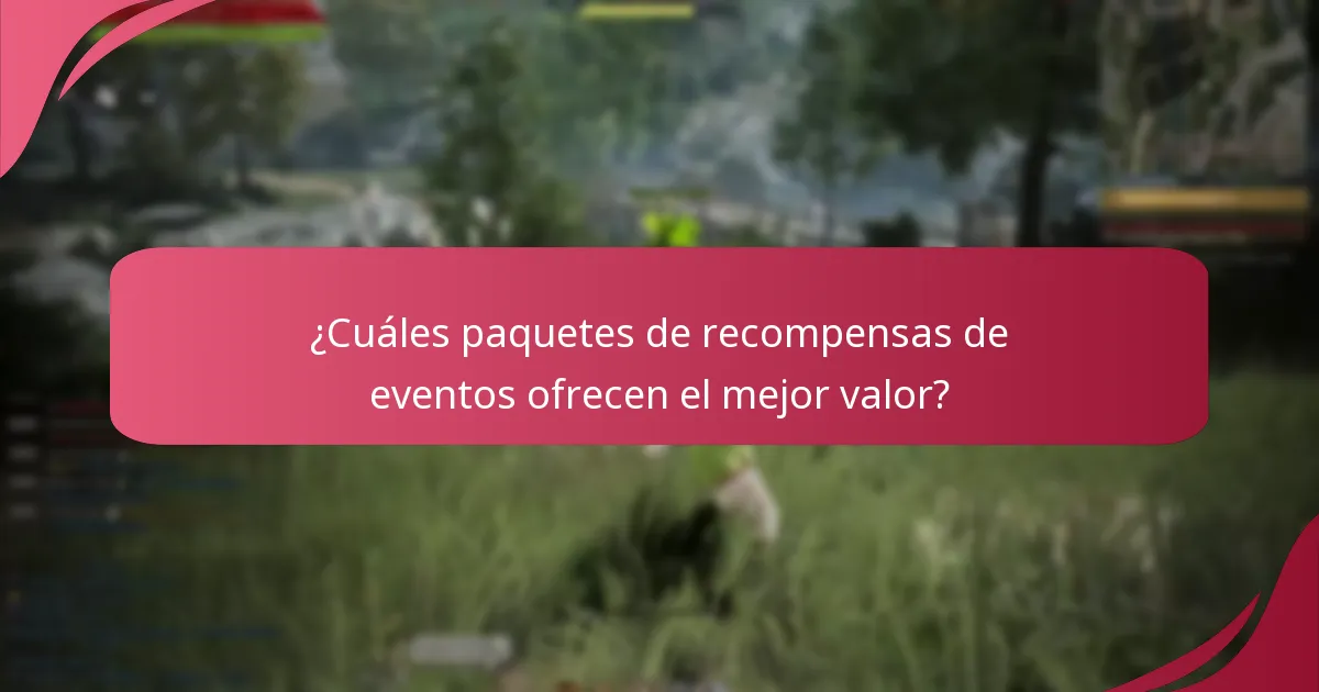 ¿Cuáles son los pasos para reclamar paquetes de eventos de manera efectiva?