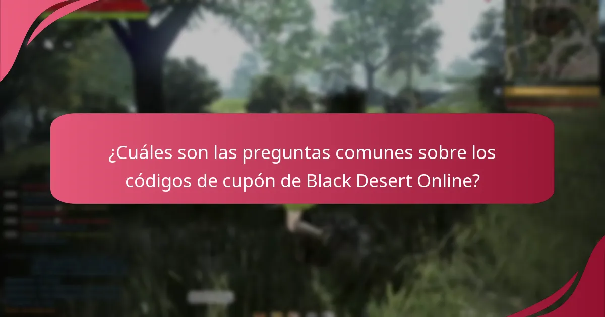 ¿Cuáles son los beneficios de usar códigos de cupón en Black Desert Online?