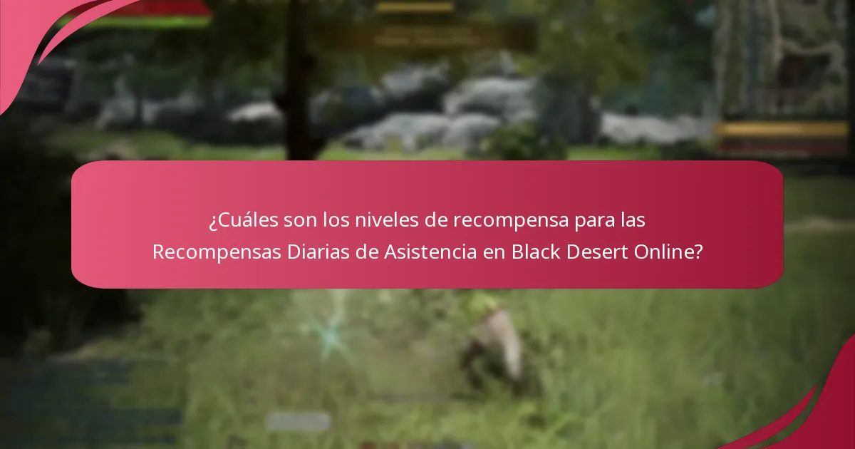 ¿Qué artículos se pueden ganar a través de las Recompensas Diarias de Asistencia?